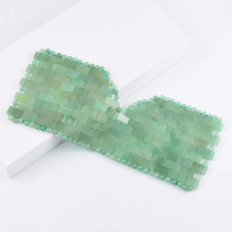 RoseLuxe Rose Quartz Eye Mask