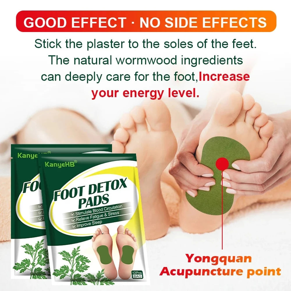 Herbal Detox Foot Patches – Natural Nighttime Relaxation Pads