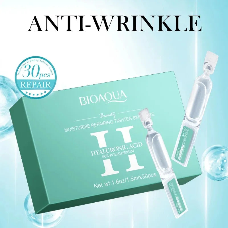 30pcs BIOAQUA Retinol + Vitamin C + Hyaluronic Acid Serum Box