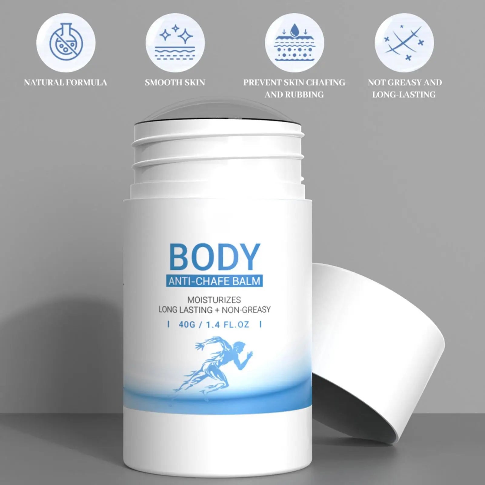 Anti-Chafe Friction Stick – Long-Lasting Relief for Thighs & Body