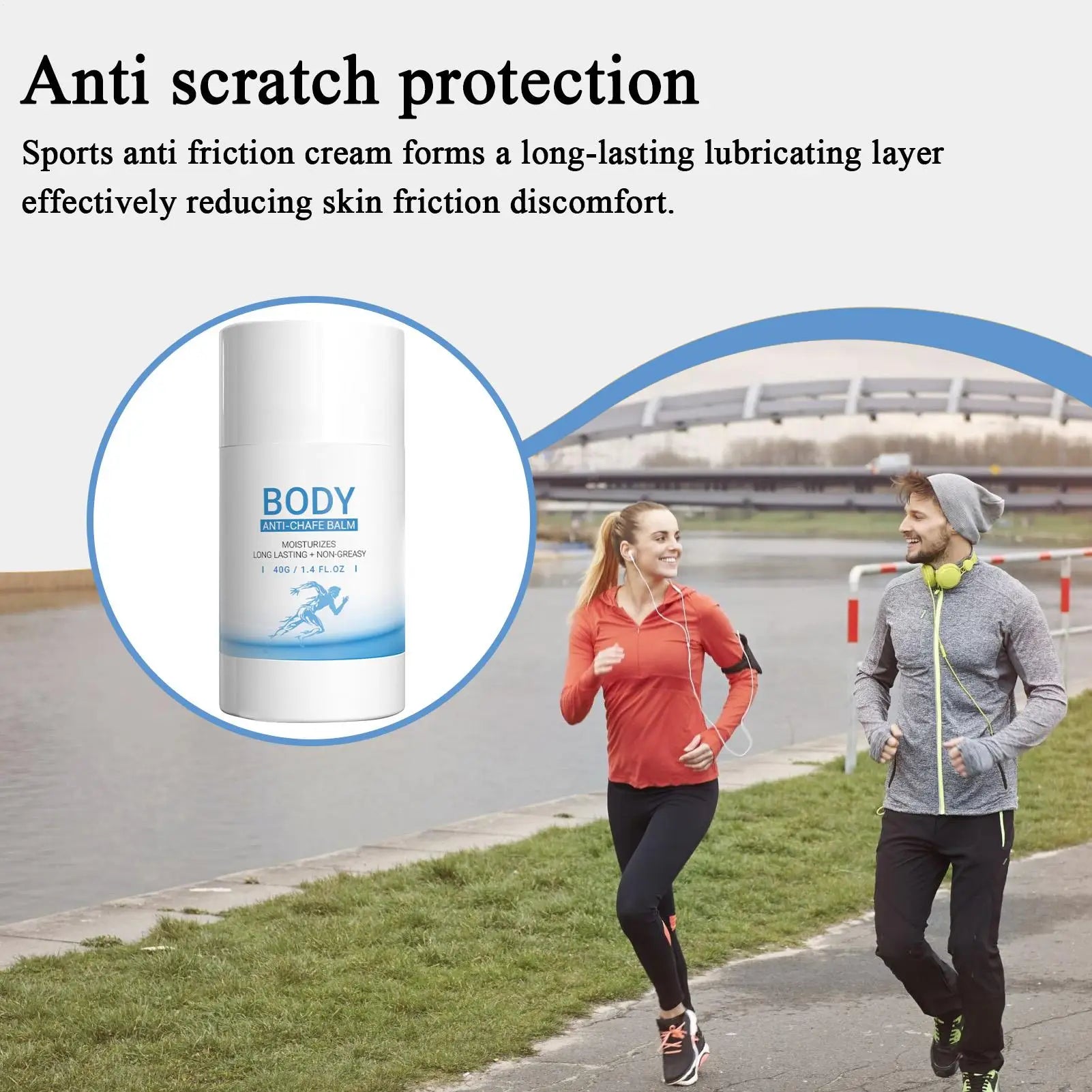 Anti-Chafe Friction Stick – Long-Lasting Relief for Thighs & Body