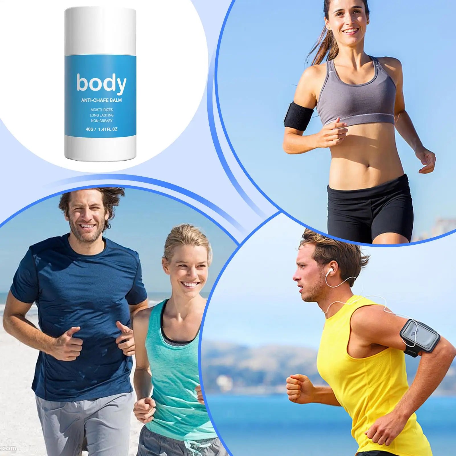 Anti-Chafe Friction Stick – Long-Lasting Relief for Thighs & Body