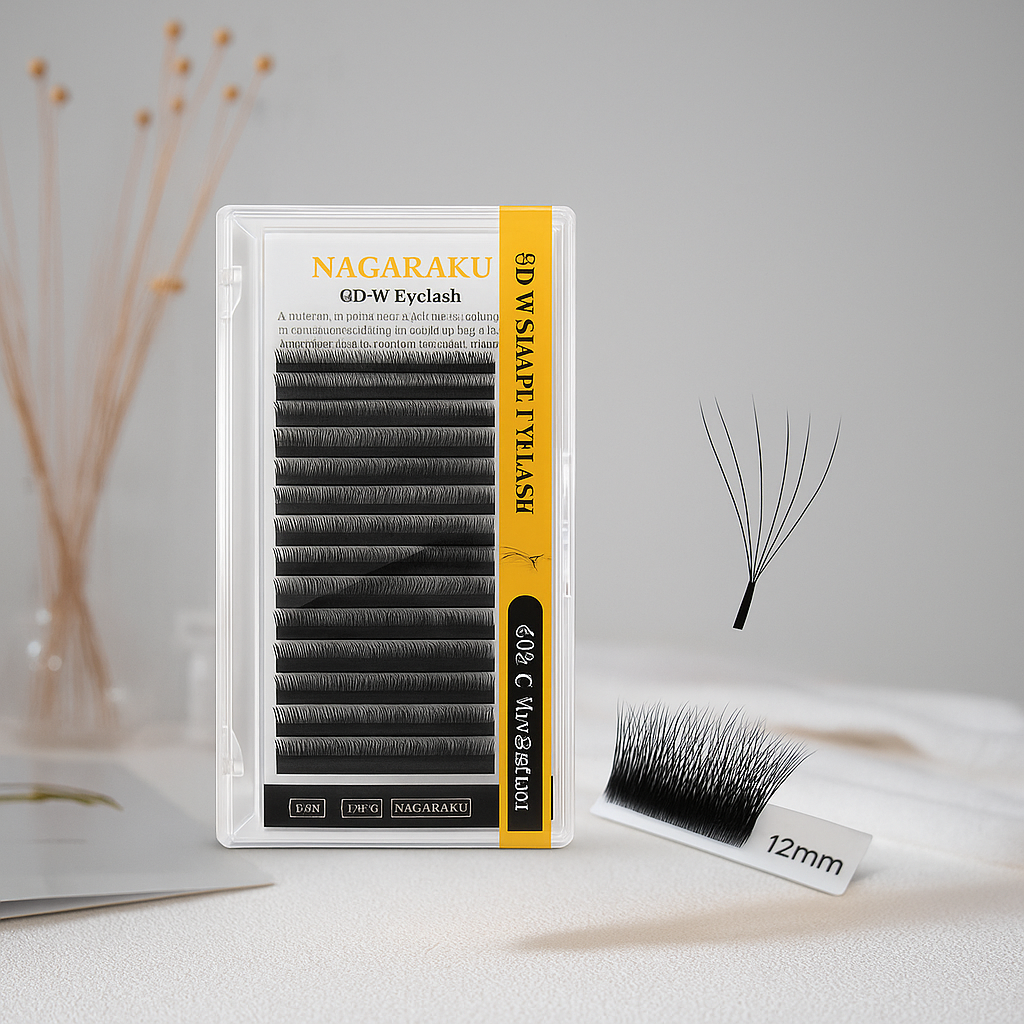 NAGARAKU 6D W-Shape Premade Fans Eyelash Extensions