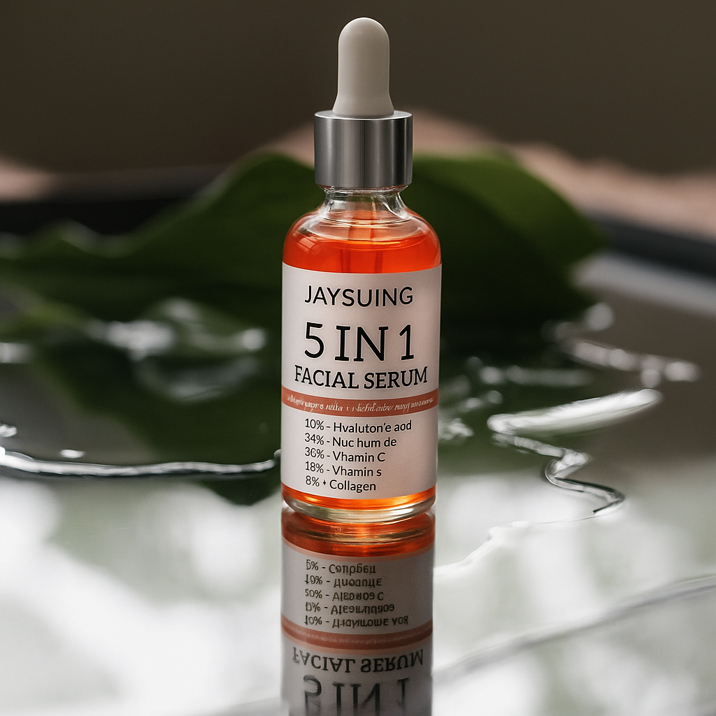 5-in-1 Vitamin C Face Serum – Brightening & Hydrating Skincare