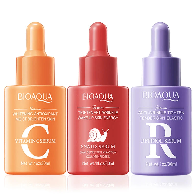 Glow & Hydrate with BIOAQUA Vitamin C Retinol & Hyaluronic Acid Serum