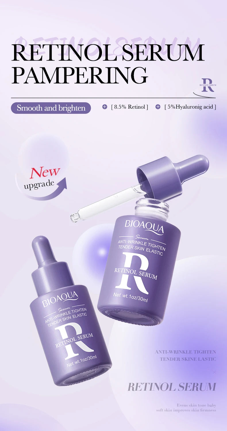 Glow & Hydrate with BIOAQUA Vitamin C Retinol & Hyaluronic Acid Serum