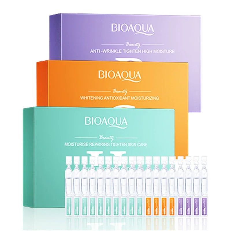 30pcs BIOAQUA Retinol + Vitamin C + Hyaluronic Acid Serum Box