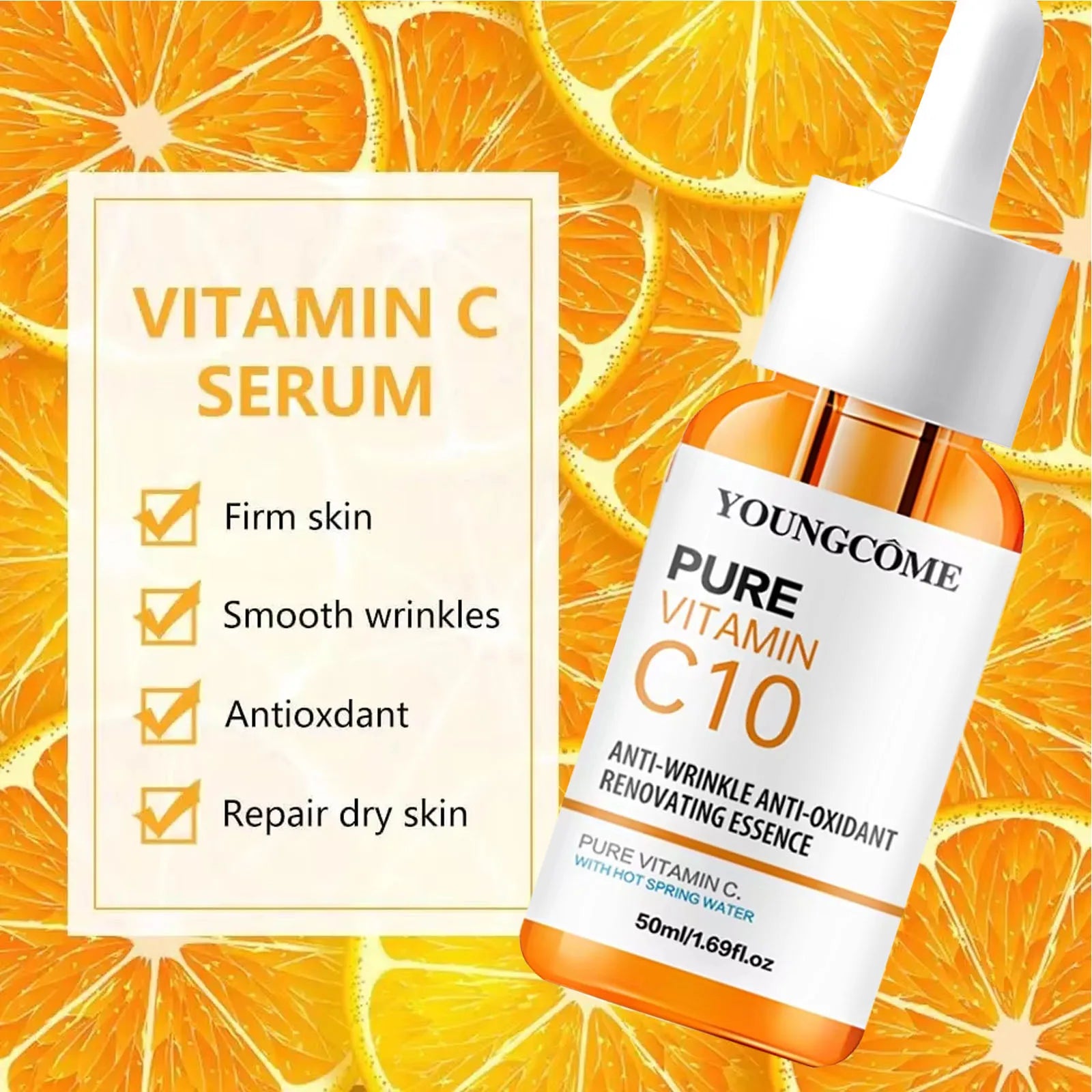 Vitamin C Face Serum – Brightening & Hydrating Skin Care Essence