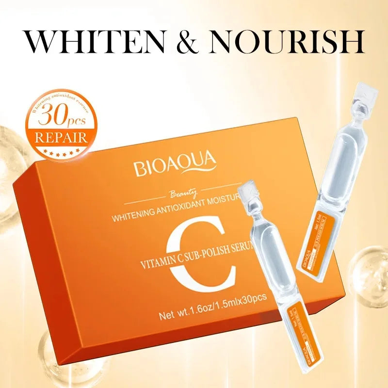 30pcs BIOAQUA Retinol + Vitamin C + Hyaluronic Acid Serum Box