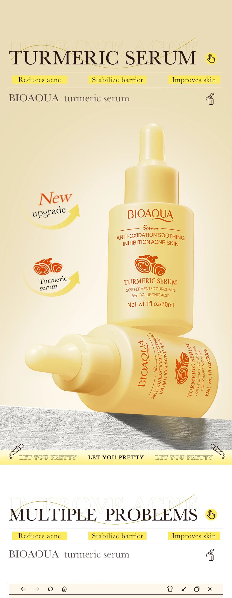 Glow & Hydrate with BIOAQUA Vitamin C Retinol & Hyaluronic Acid Serum